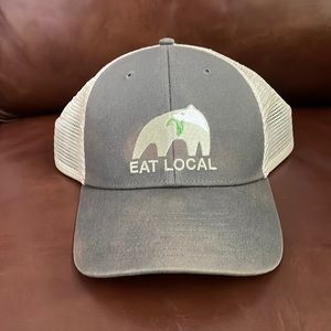 Rare Patagonia Eat Local trucker hat